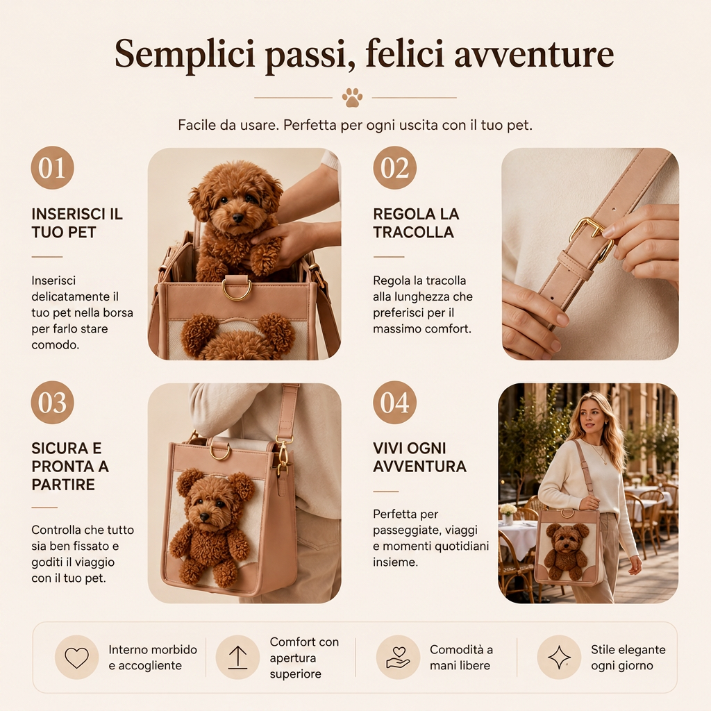 Quattro semplici passaggi per usare PawPocket
